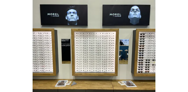 Gablota na okulary duża z podświetleniem LED