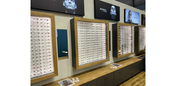 Gablota na okulary duża z podświetleniem LED