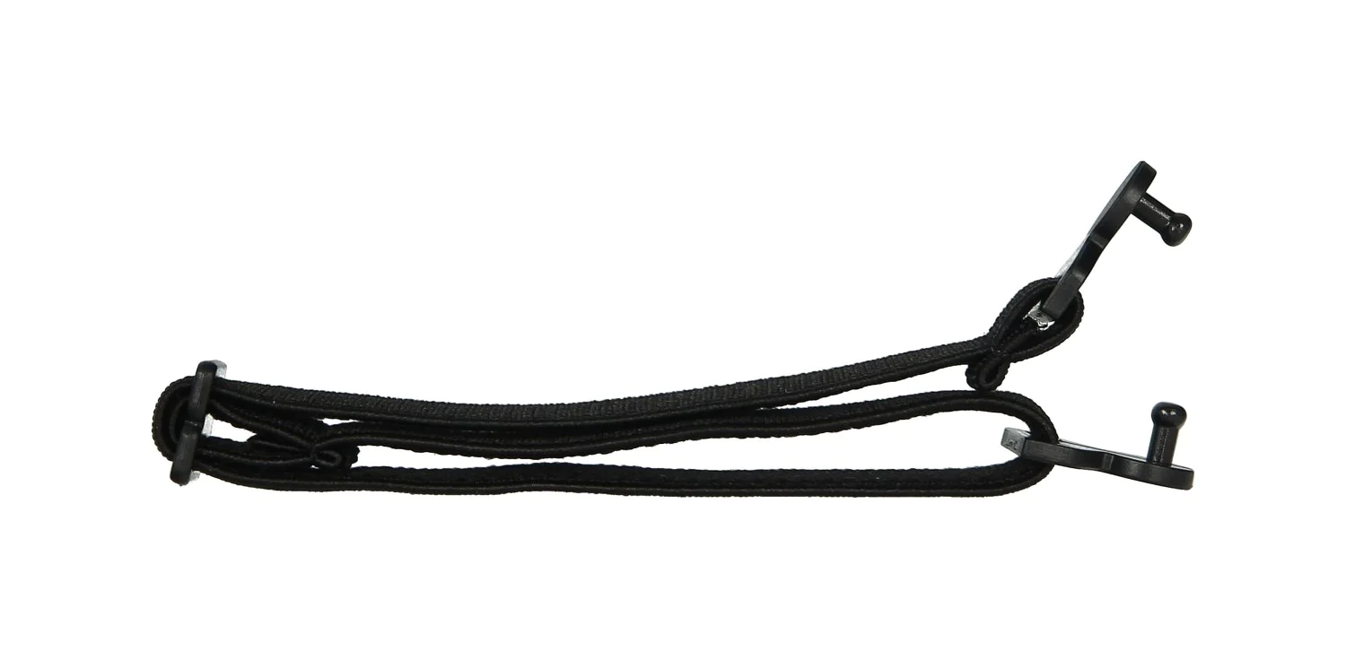 Regulowana gumka z haczykiem do okularów dla dzieci czarna do modeli 3055, 3059